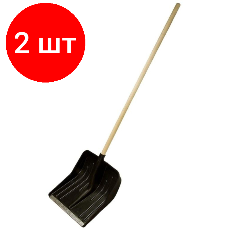 фото Лопата Сибртех 61580, размер ковша: 42.5x42 см, длина: 155 см