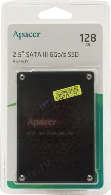 Накопитель SSD 2.5'' Apacer Panther AS350X ver. 2.0, SATA III, 3D TLC, 128 ГБ - фото №15