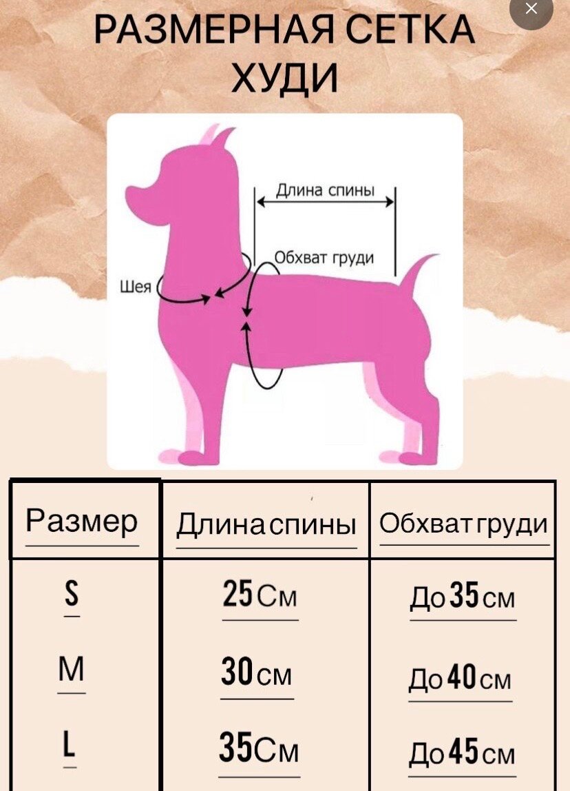 Толстовка, худи для собак и кошек, размер S - фотография № 3