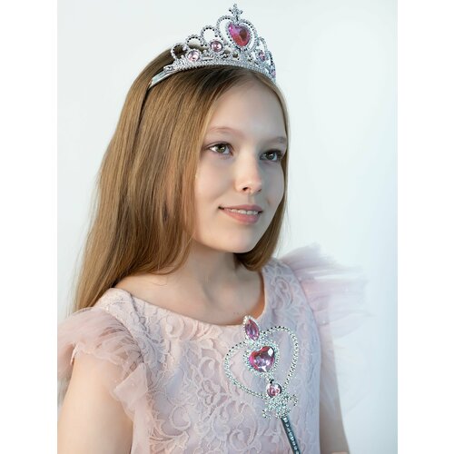 фото Подарочный набор принцессы карнавальные аксессуары на праздник для девочки бантами