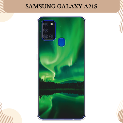 Силиконовый чехол Ночные пейзажи 7 на Samsung Galaxy A21s / Самсунг Галакси А21s пластиковый чехол ночные пейзажи 9 на samsung galaxy alpha самсунг галакси альфа