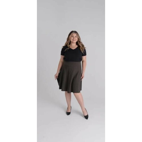 фото Юбка, размер 52, хаки ип черепухин максим павлович