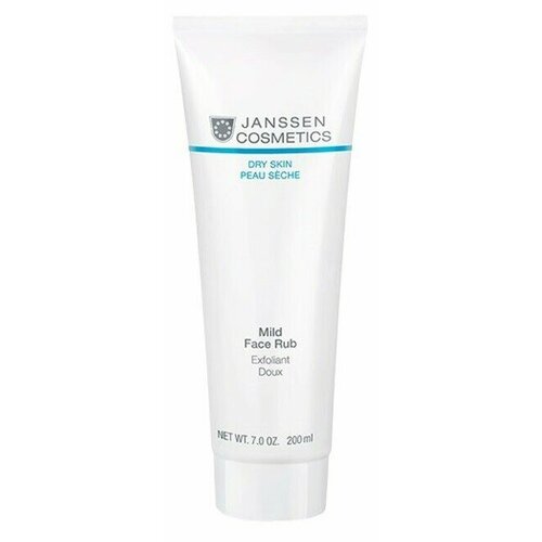 Janssen Dry Skin Mild Face Rub - Мягкий скраб с гранулами жожоба 200 мл