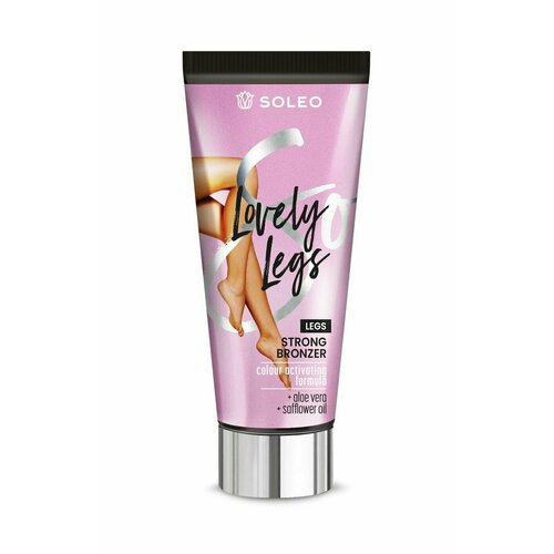 Soleo Lovely Крем бронзатор для ног для солярия Legs Strong Bronzer,135 мл