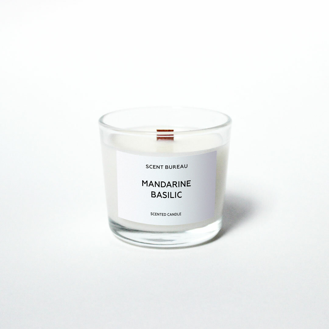 Scent Bureau «Mandarine Basilic/Мандарин и базилик», ароматическая свеча 100 мл