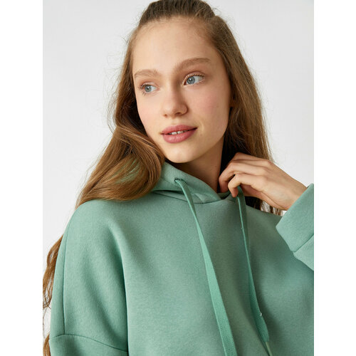 фото Худи koton, размер s, зеленый