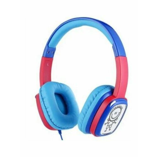 Наушники проводные HARPER KIDS HN-302 Blue-Red