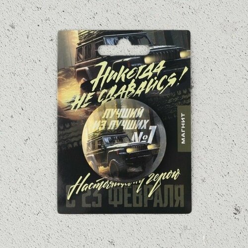 Магнит закатной Лучший из лучших диам 5 см 449₽