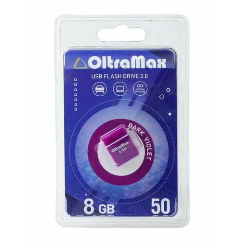 USB флеш накопитель OM-8GB-50-Dark Violet 2.0