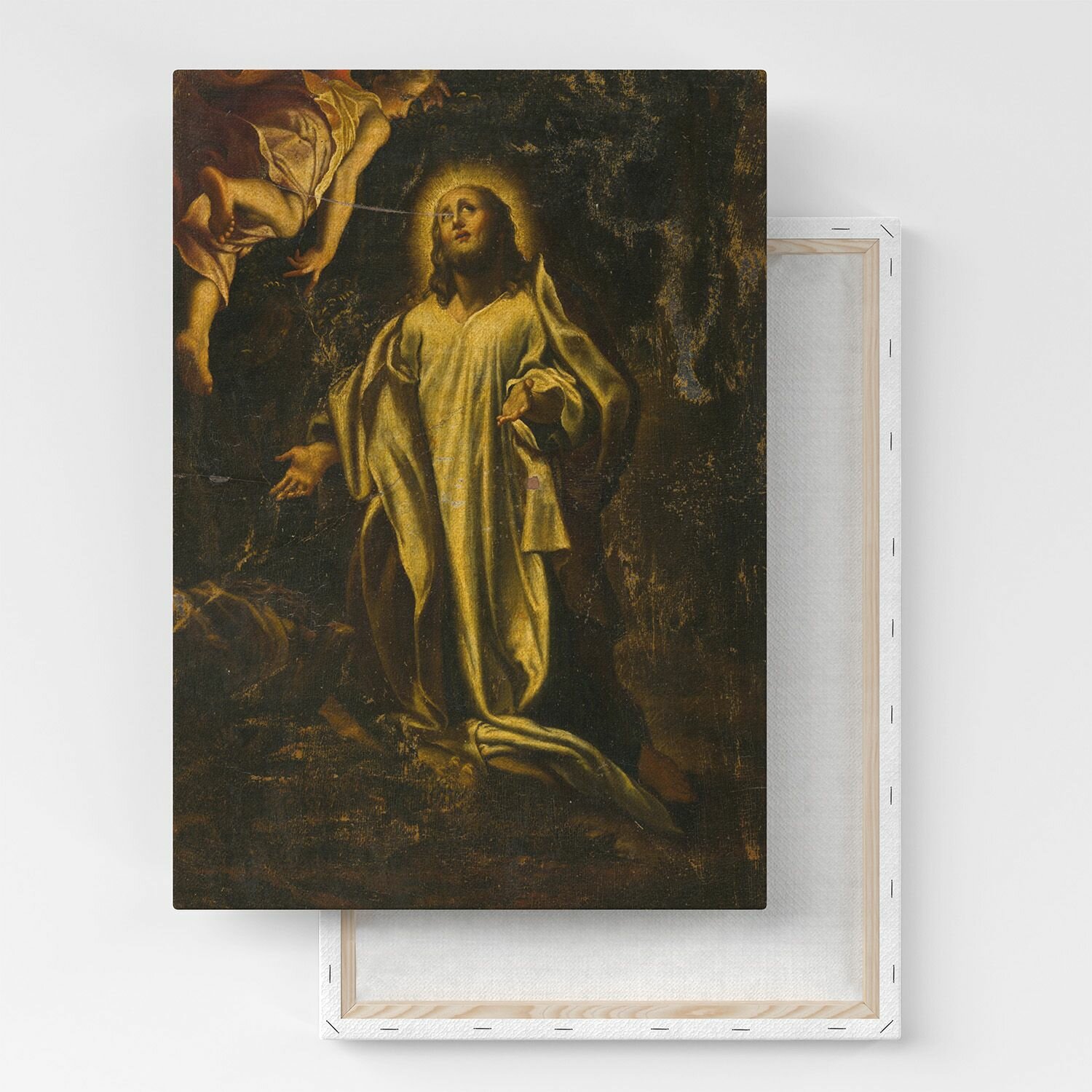 Картина на холсте, репродукция / Корреджо - Christ on the Mount of Olives / Размер 40 x 53 см