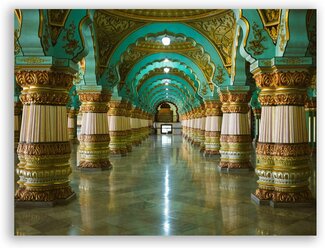 Постер, плакат на бумаге / Архитектура - Индия / Размер 30 x 40 см