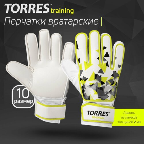 фото Перчатки для фигурного катания torres, размер 10, разноцветный