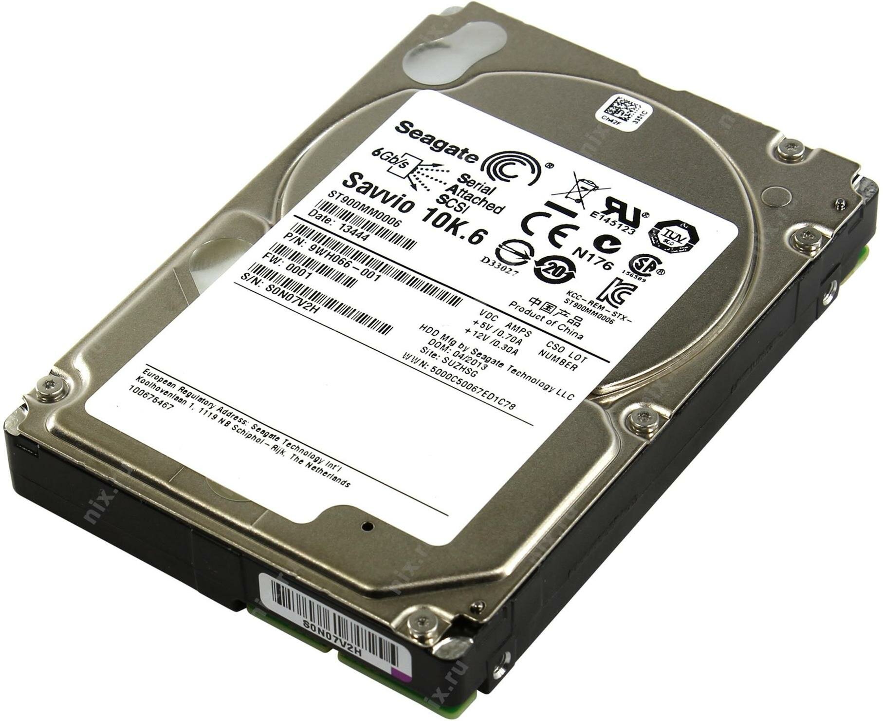 Жесткий диск 900GB Seagate ST900MM0006 (2.5 SAS 10K)