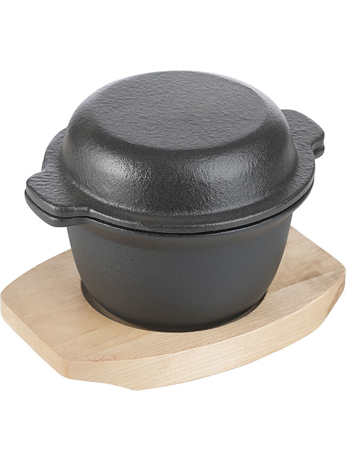 фото Горшок для запекания Prohotel Ember Cast Matt с ручками, чугун, 300 мл