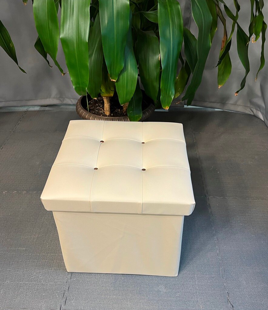 Пуф Premium бежевый