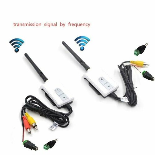 TR-250-24 bus усиленный беспроводной передатчик и приемник AV сигнала для камеры на 250м-350м на частоте 24 Ггц Для автотранспорта 160000₽