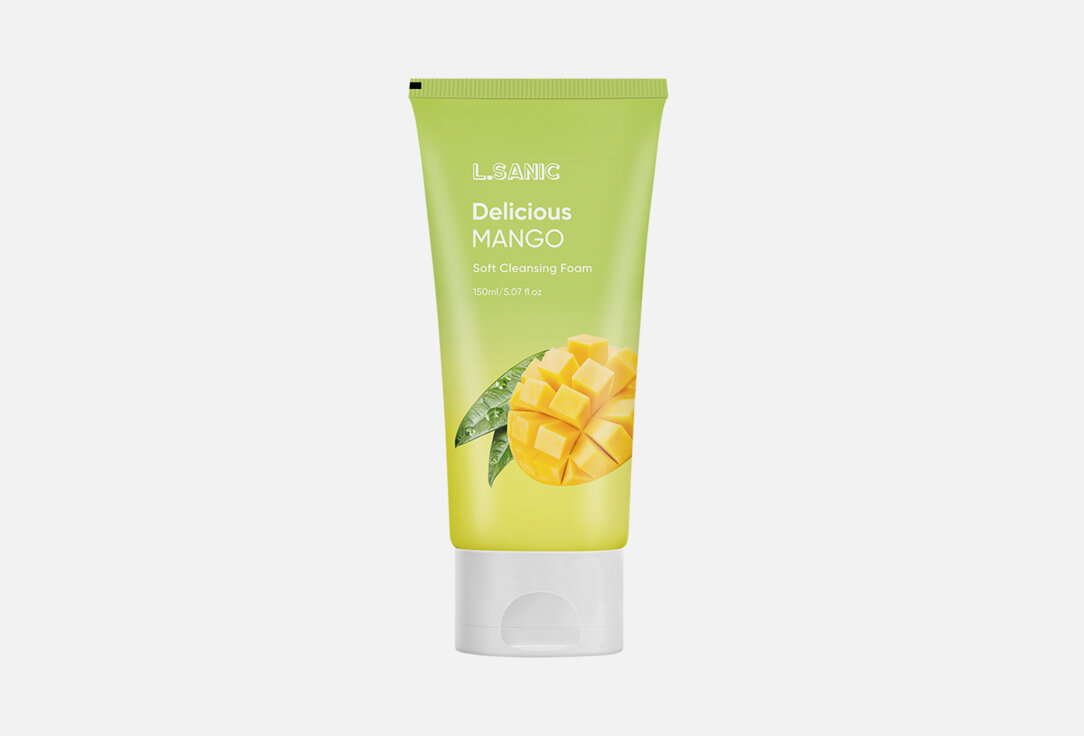 Очищающая пенка для очищения лица L.SANIC, Delicious Mango 150мл
