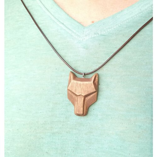 Колье, длина 50 см, бежевый