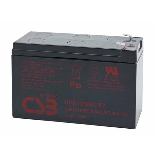 Батарея для ИБП CSB UPS12360 6 F2 12В 7.5Ач