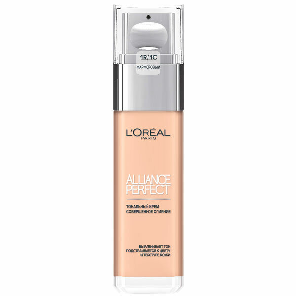 Тональный крем L'Oreal Alliance Perfect Совершенное слияние, тон 1R, розовый фарфоровый, 30мл