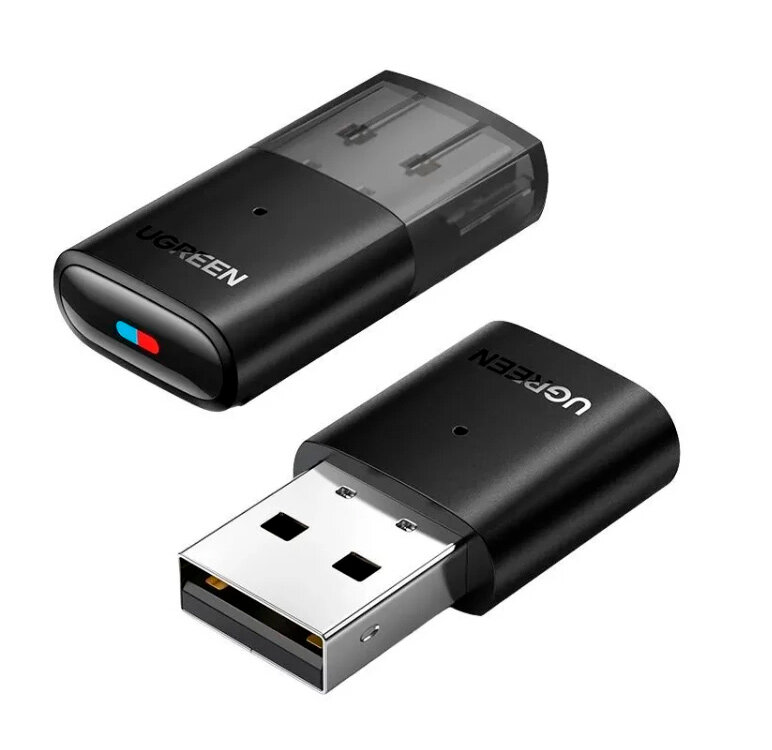 Аудиоадаптер UGREEN CM408 (10928) USB2.0 Bluetooth Transmitter 5.0 для PS4 Pro, Nintendo Switch