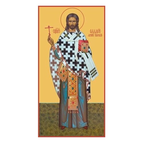 Икона Фаддей, архиепископ Тверской, Священномученик икона фаддей тверской размер иконы 15x18