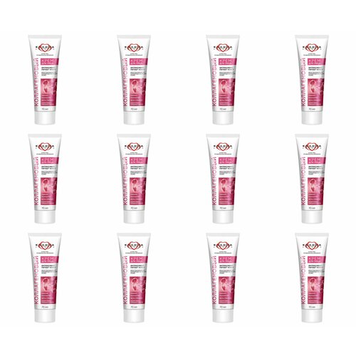 Концерн Калина Крем для лица Коллагеновый с комплексом пребиотиков, 70 мл, 12 шт