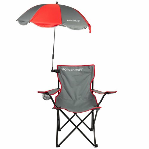 Кресло складное для кемпинга+зонтик FORCEKRAFT FK-CH55-1