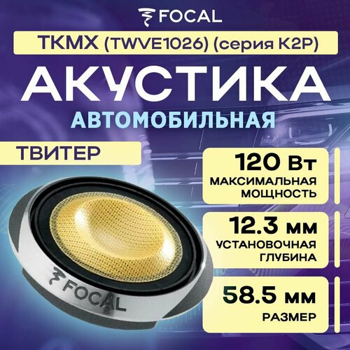 Акустика твитер FOCAL TKMX TWVE1026 серии K2P 1шт 810000₽