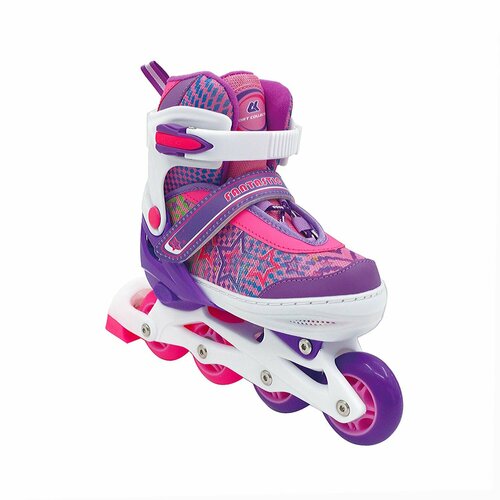фото Раздвижные роликовые коньки fantastic violet размер xs sport collection