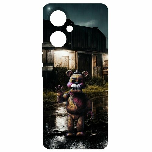 Чехол-накладка Krutoff Soft Case фнаф (FNAF) - Фредди под дождем для TECNO Camon 19 Pro черный чехол накладка krutoff soft case фнаф fnaf фредди под дождем для tecno camon 18 черный