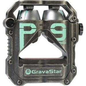 Наушники GravaStar Sirius Pro War Damaged Gray, TWS, гибридные, серый