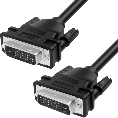 Greenconnect Кабель DVI-D 10.0m, черный, позолоченные контакты, ферритовое кольцо, OD 8.5mm, 28/28 AWG, DVI/DVI, 25M/25M, GCR-DM2DMC2-10.0m, двойной экран Greenconnect DVI-D (m) - DVI-D (m) 10м (GCR-DM2DMC2-10.0m) кабель dvi dvi d m dvi d m 25m 25m behpex gold ферритовый фильтр 3м черный