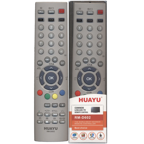 Универсальный пульт HUAYU RM-D602 для телевизоров TOSHIBA пульт huayu ct 90229 ct 90230 для телевизоров toshiba