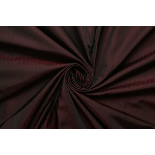 ремень вольные кони вишнёвого цвета 150 Ткань подкладочная Zegna чёрно-вишнёвая с чёрной полоской, ш138см, 0,5 м