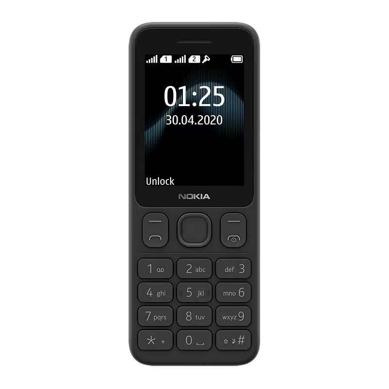 Телефон Nokia 125 Dual Sim,2 Сим, черный