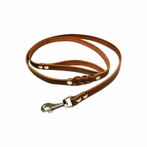 Поводок однойслойный 18 мм длина 2 м коричневый