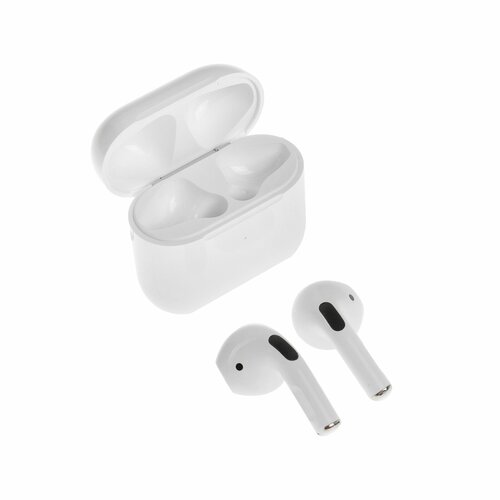 Наушники i20 беспроводные вкладыши микрофон шумоподавление ВТ 50 180 мАч белые 364700₽