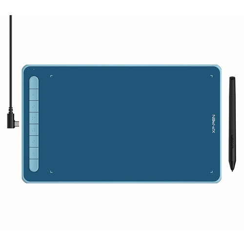 Графический планшет XP-Pen Deco L, 25х15 см, синий