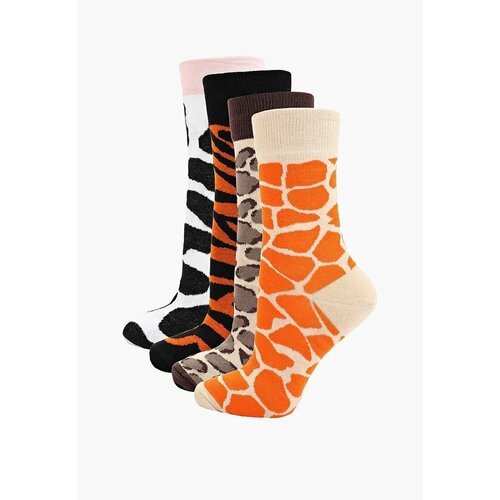 фото Носки big bang socks, 4 пары, размер 35-39, мультиколор