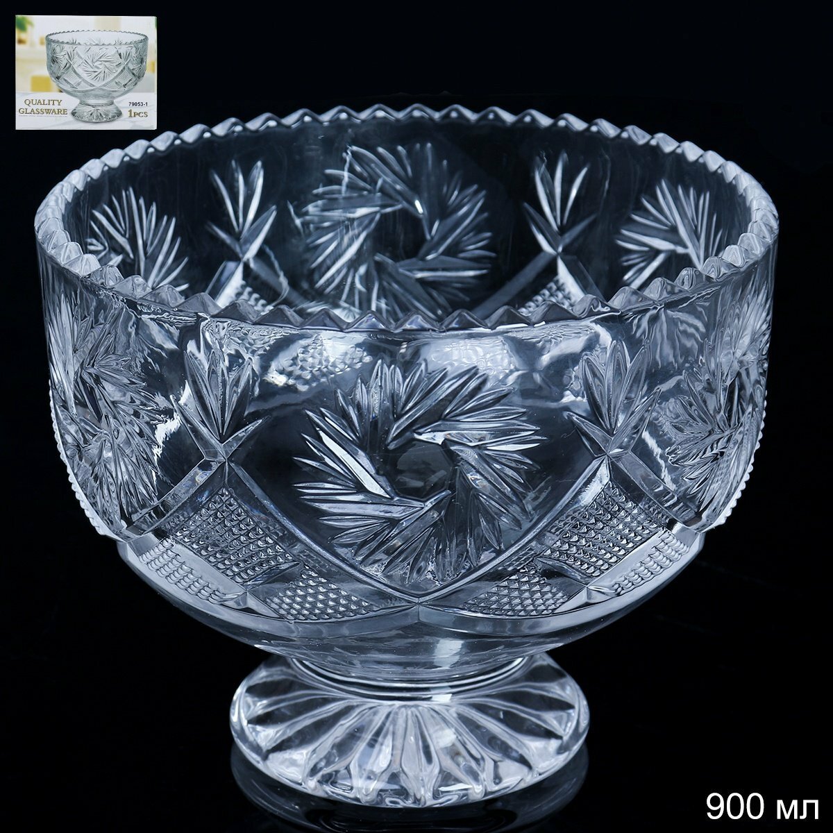 фото Ваза для сервировки на ножке/ Конфетница