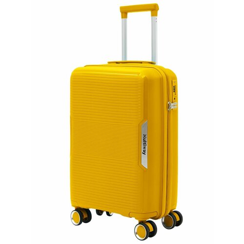 Чемодан Multiway AB-DQ134-20Yellow, 42.5 л, размер S, желтый