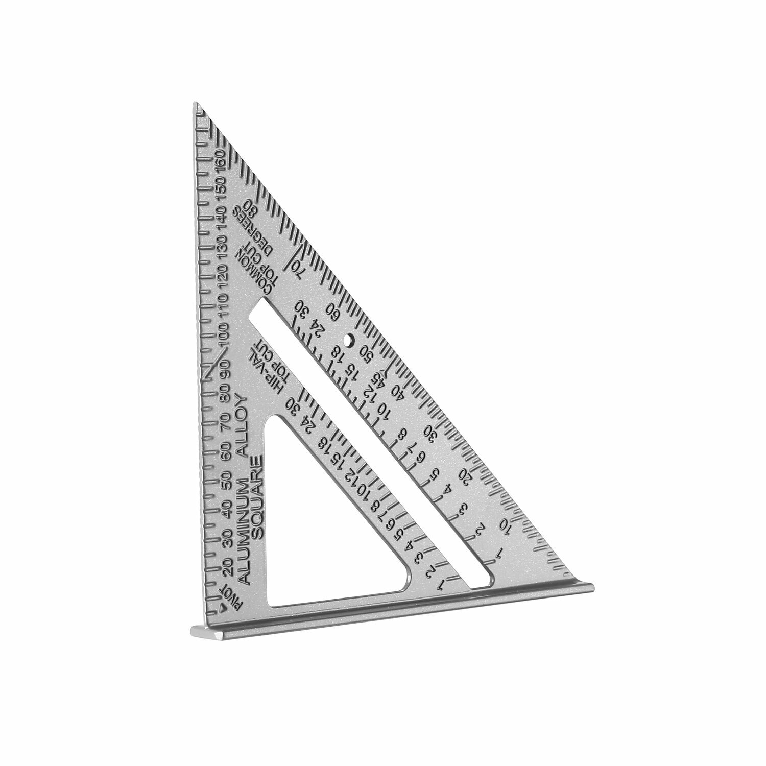 Алюминиевая треугольная линейка DEKO DKM180-255-180