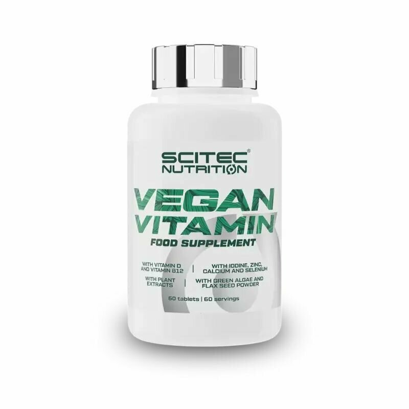 Витаминно-минеральный комплекс Scitec Vegan Vitamin 60 таблеток