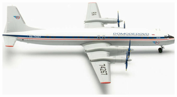 571937 Самолет Ил-18 Domodedovo Airlines 1:200