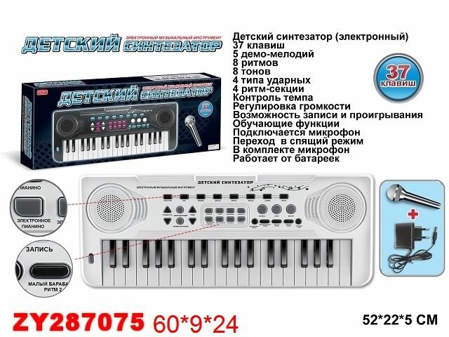 Пианино от сети с микрофономZYB-B0691-2