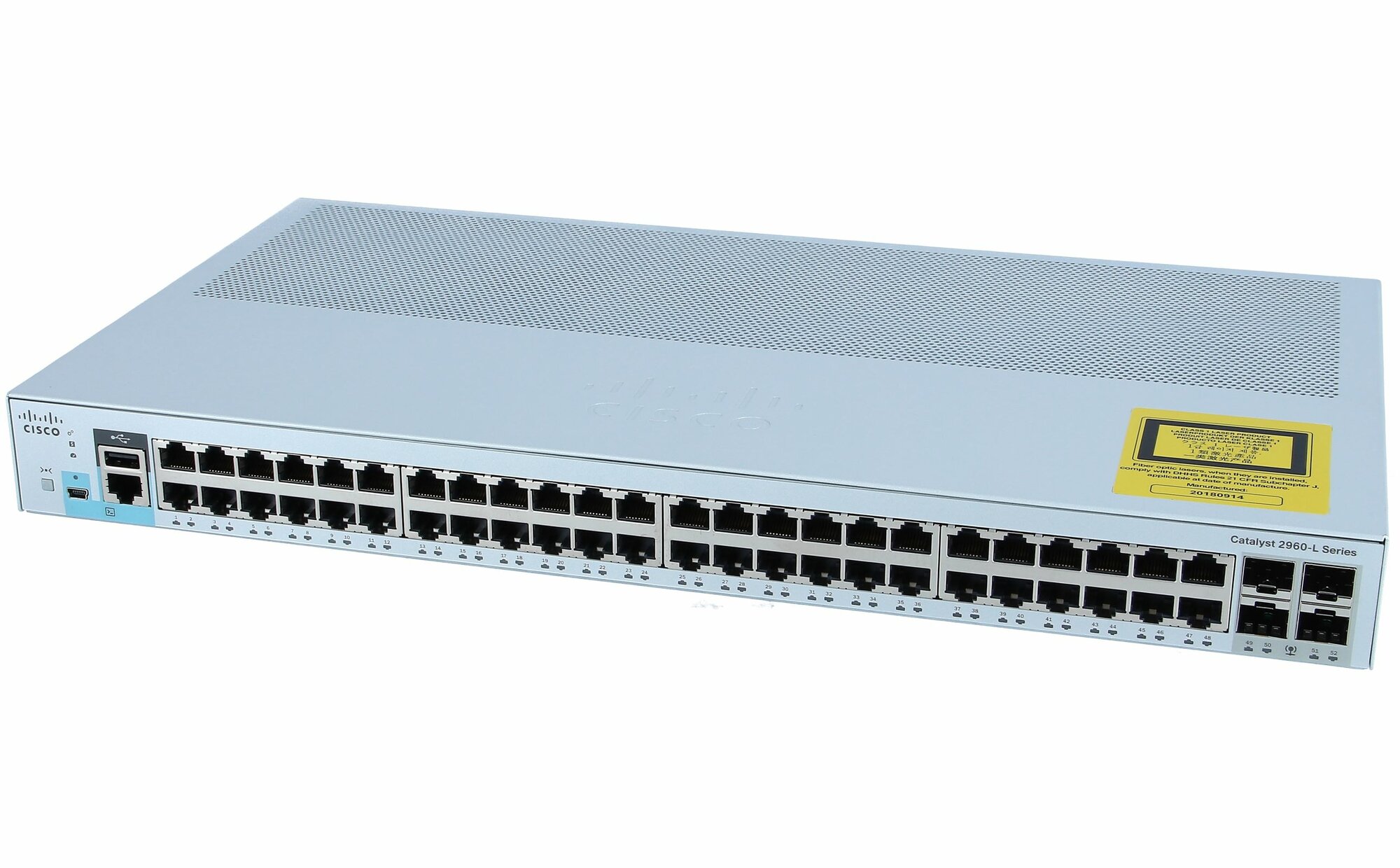 Коммутатор CISCO WS-C2960L-48PS-LL L2 370W PoE