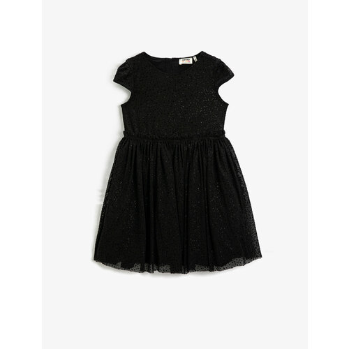 фото Платье koton, размер 5-6 лет, черный