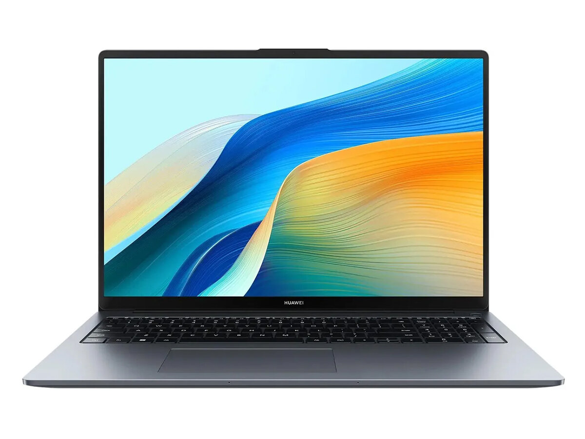 Ноутбук Huawei MateBook D 16 2024 MCLG-X Space Gray 53013WXC (16", Core i9 13900H, 16 ГБ/ SSD 1024 ГБ, Iris Xe Graphics eligible) Серый