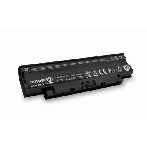 Аккумулятор усиленный Amperin для Dell HHWT1 (6600mAh) аккумуляторная батарея усиленная для ноутбука dell hhwt1 6600mah